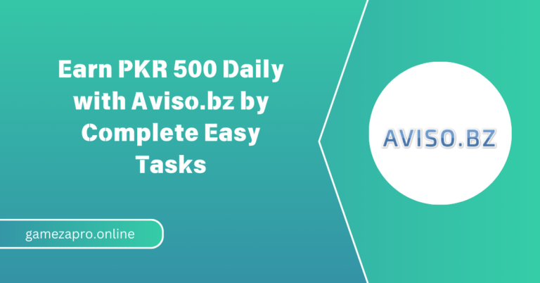 Earn PKR 500 Daily with Aviso.bz by Complete Easy Tasks